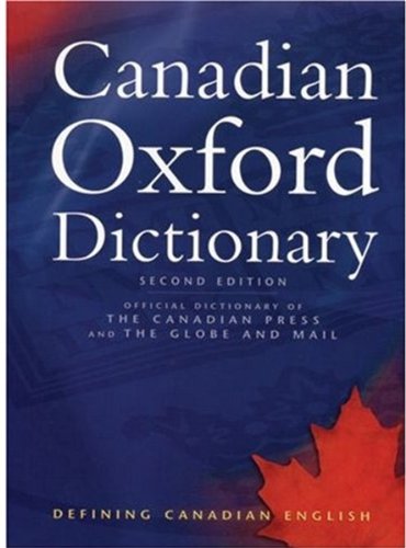 Canadian Oxford Dictionary cover